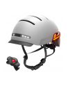 Kask rowerowy miejski Livall BH51M Neo BT/LED/SOS 54-58cm szary - nr 1