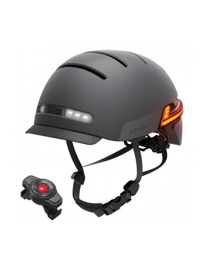 Kask rowerowy miejski Livall BH51M Neo BT/LED/SOS 55-58cm czarny główny