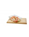 Emsa CLIP ' CLOSE glass food storage jar set 0.45 liters (transparent/red, rectangular, 3 jars + 3 lids) - nr 5