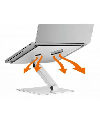 Podstawa pod laptopa Durable, RISE, srebrna, 505023 nr 2