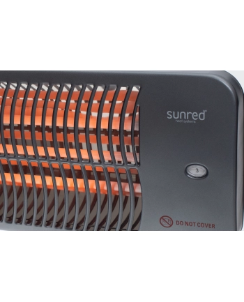 Sunred Tarasowy Grzejnik Ścienny Lugo 2000 W Kwarcowy Szary