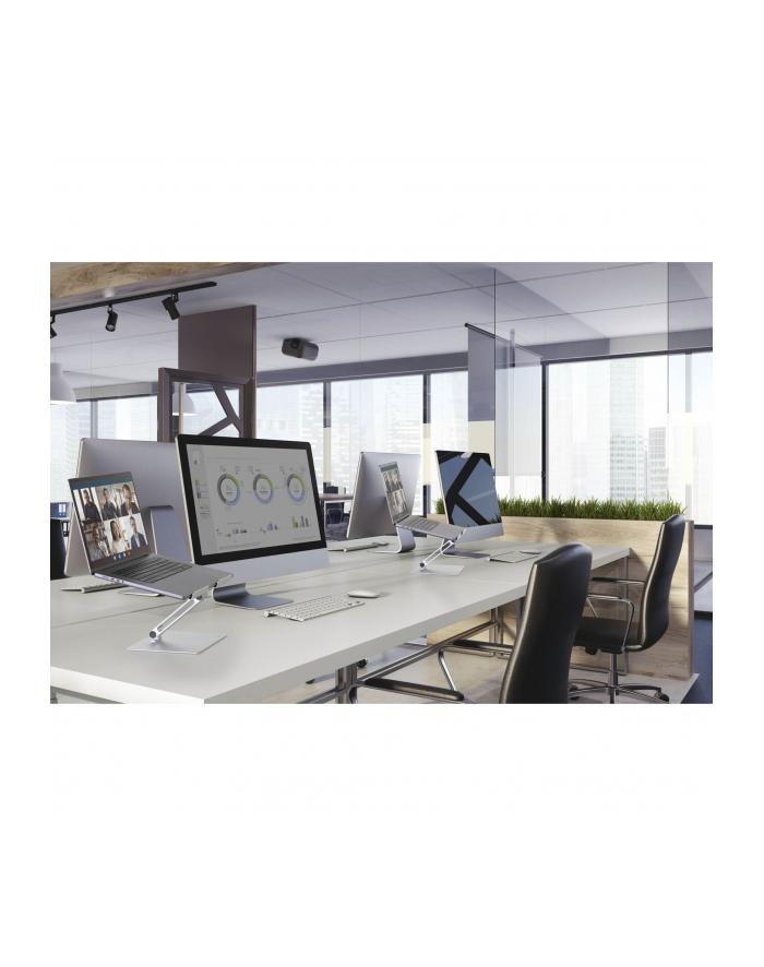 Podstawa pod laptopa Durable, RISE, srebrna, 505023 główny