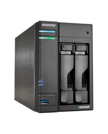 Serwer plików Asustor LOCKERSTOR 2 AS6702T 2-bay, Intel Celeron N5105 Czterordzeniowy 2.0GHz, 4GB RAM DDR4. 4x M.2 PCIe (NVMe), 2x 2.5 GbE. 2x USB 3. nr 1
