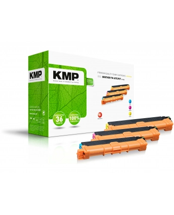 Kmp Toner, zestaw Zamiennik Brother TN-247C, TN-247M, TN-247Y, TN247C, TN247M, TN247Y Cyjan, Magenta, Żółty 2300 Seiten B-T125X (BT125X)