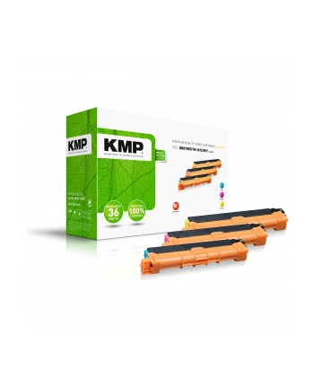 Kmp Toner, zestaw Zamiennik Brother TN-247C, TN-247M, TN-247Y, TN247C, TN247M, TN247Y Cyjan, Magenta, Żółty 2300 Seiten B-T125X (BT125X)