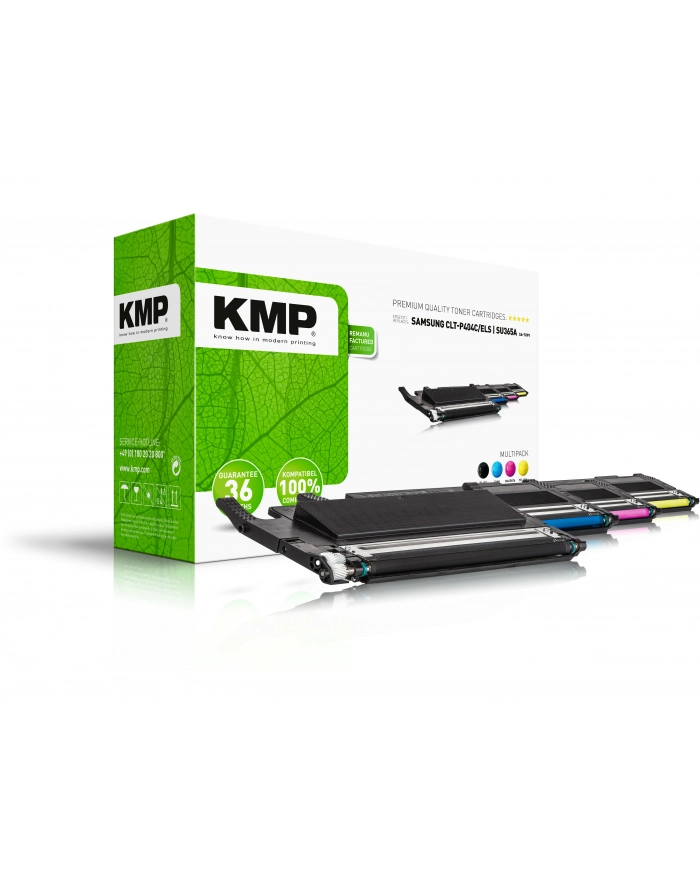 Kmp Toner, zestaw Zamiennik Samsung C404, CLT-P404C, CLT-C404S, CLT-K404S, CLT-M404S, CLT-Y404S Czarny, Cyjan, Magenta, Żółty SA-T89V (SAT89V) główny