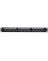 Intellinet PATCH PANEL 24 PORT CAT6A, STÍNĚNÝ FTP, CZARNY (0000050887) - nr 12