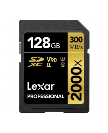 Lexar Professional SDXC 128GB 2000x Class 10 UHS-III (LSD128CRBEU2000R) nr 1