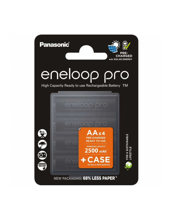 4 x akumulatory Panasonic Eneloop AA/R6 + Box [2000 mAh] główny
