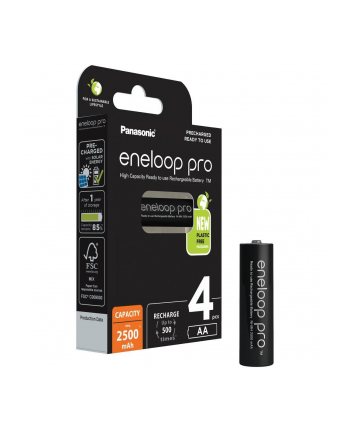 PANASONIC AKUMULATORKI AA 2500 MAH ENELOOP PRO (4 SZT.)