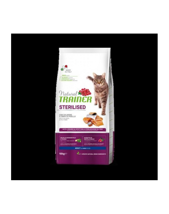 Trainer Natural Cat Sterilised Łosoś 10Kg główny