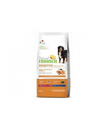 Trainer Natural Sensitive No Gluten Adult Medium Maxi Łosoś 12Kg