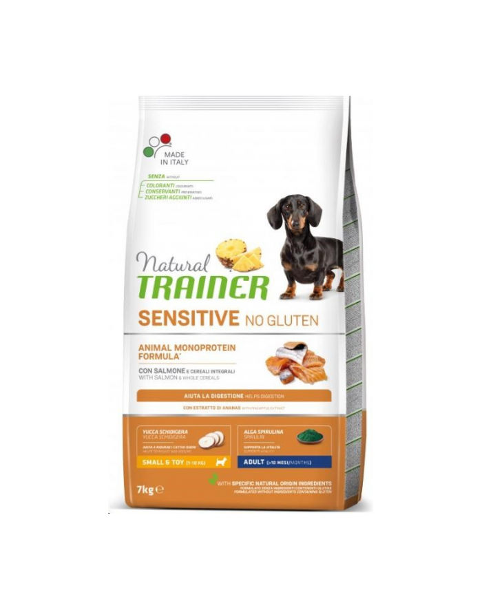 Trainer Natural Sensitive No Gluten Adult Mini Łosoś 7Kg główny