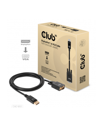 CLUB 3D CLUB3D KABEL DP NA VGA, M/M, 2M (36352)