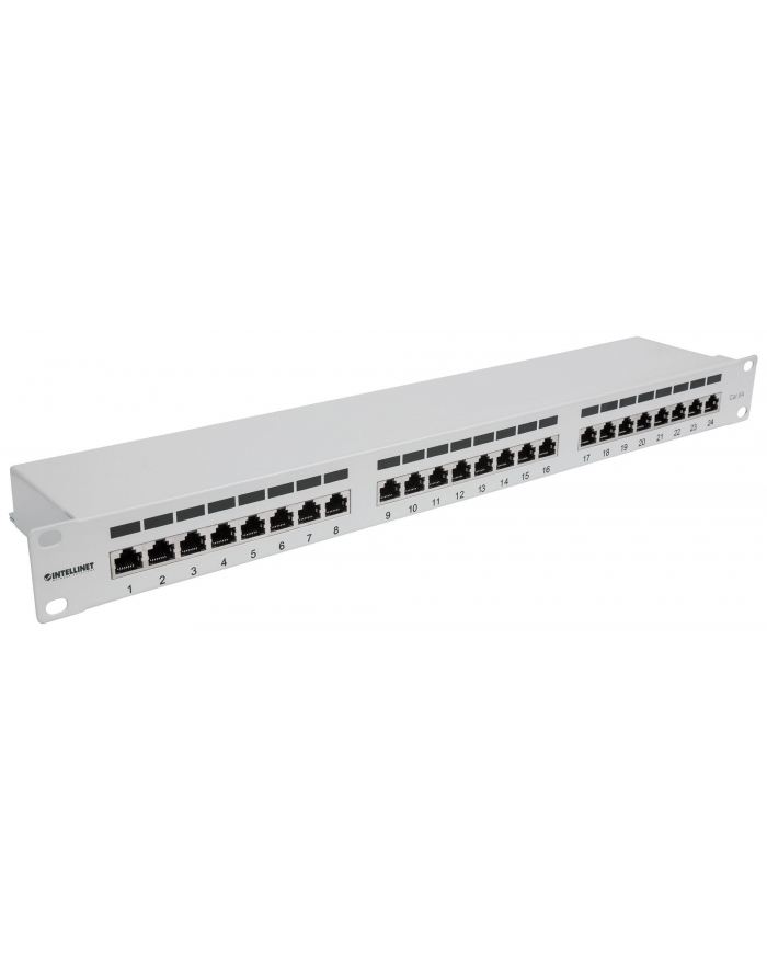 Intellinet patch panel 24 port cat6a ftp, szary główny