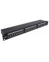 Intellinet PATCH PANEL 24 PORT CAT6A, STÍNĚNÝ FTP, CZARNY (0000050887) - nr 11