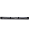 Intellinet PATCH PANEL 24 PORT CAT6A, STÍNĚNÝ FTP, CZARNY (0000050887) - nr 18