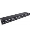 Intellinet PATCH PANEL 24 PORT CAT6A, STÍNĚNÝ FTP, CZARNY (0000050887) - nr 7