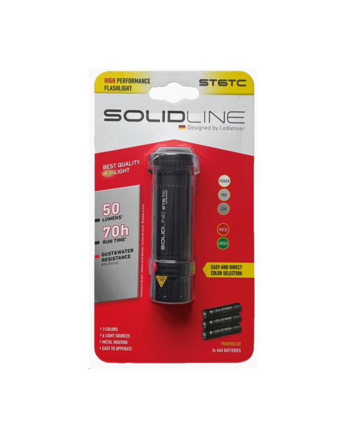 Ledlenser Latarka Solidline ST6TC - 50 lumenów (502277) T główny