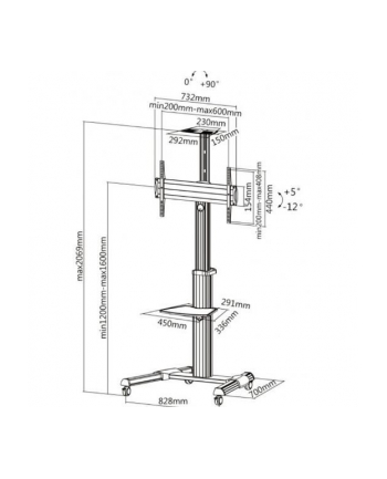 REFLECTA TV STAND 70VC-SHELF