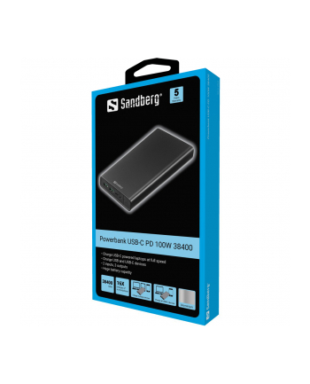 Sandberg 38400mAh Czarny (42063)