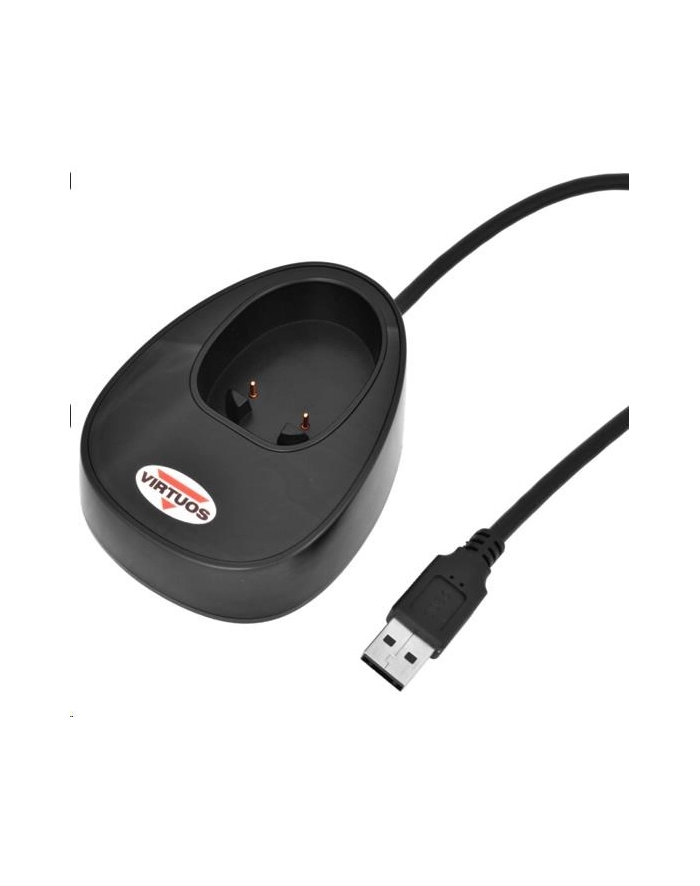Virtuos Ccd 2D Čtečka Hw-855A Bezdrátová Základna Usb Černá główny