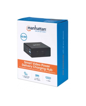 Manhattan Stacja/Replikator Charging Hub Usb-C (130554) nr 2