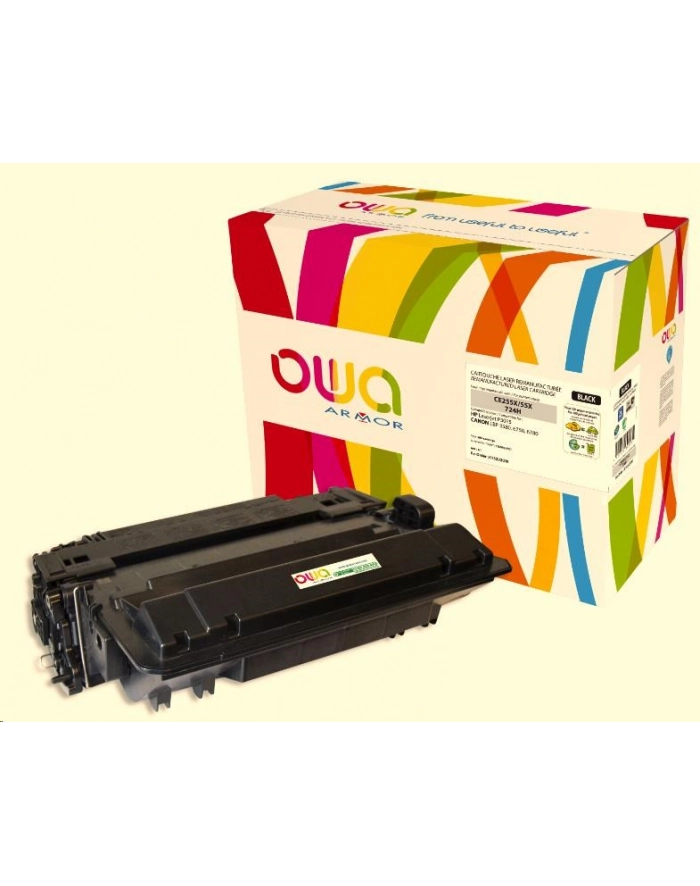 Empe Toner Zamiennik do HP 55X LaserJet P3015, M525 | 12500 str. CE255X (MPCE255X) Black (54009) główny