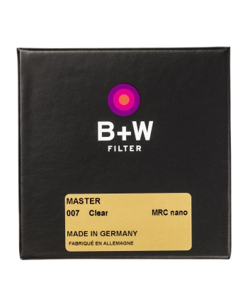 B+W Filtr Fotograficzny Ochronny Clear 007 Mrc Nano Master 62mm nr 1