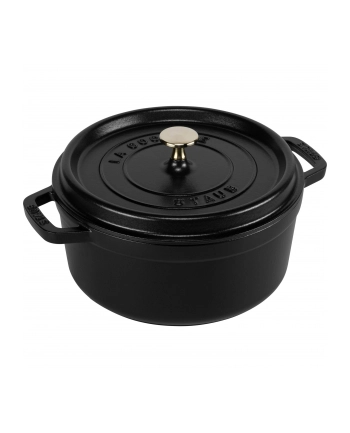 Staub Garnek Żeliwny Cocotte 20cm Czarny 40509-487-0 nr 2