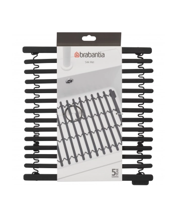 Brabantia Mat Czarna 56X30Cm Kratka Mata Do Zlewu Silikonowa (302589) nr 2