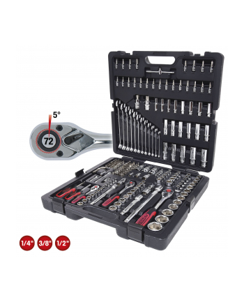 Ks Tools 1/4 +3/8 +1/2 216 Pcs Chromeplus Socket Set 9180216