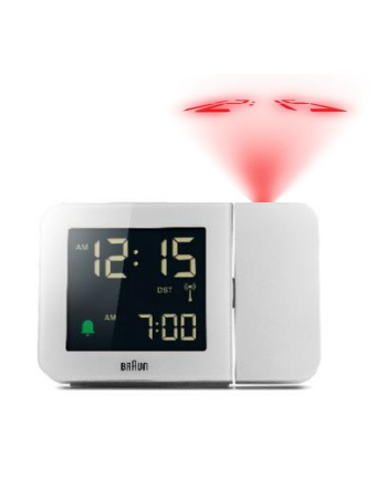 Braun Bc 015 W-Dcf White Radio Controlled Alarm Clock 67161