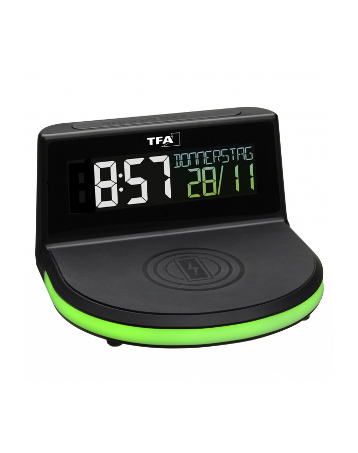 Tfa Dostmann Digital Alarm Clock With Wireless Charger (60202801) główny