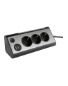 Rev Light Socket 3-Fold Multiple Outlet +2X Usb Ca Czarny (2400050010) - nr 1