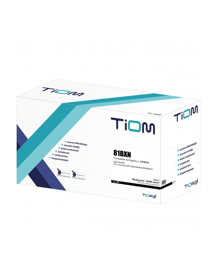 TIOM TONER DO HP 81BXN   CF281X   25000 STR.   BLACK główny