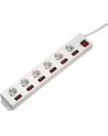 Hama 6 gniazd 1.4 m biała (137239) - nr 2
