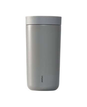 Stelton Kubek To Go Click 400Ml Matowy Jasnoszary 68513