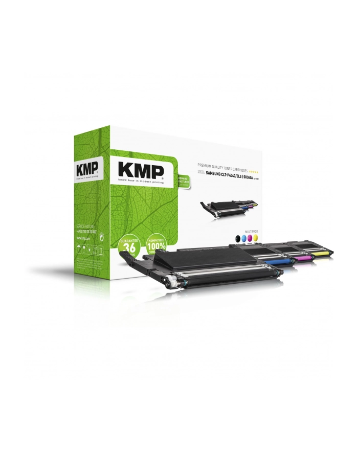 Kmp Toner, zestaw Zamiennik Samsung C404, CLT-P404C, CLT-C404S, CLT-K404S, CLT-M404S, CLT-Y404S Czarny, Cyjan, Magenta, Żółty SA-T89V (SAT89V) główny