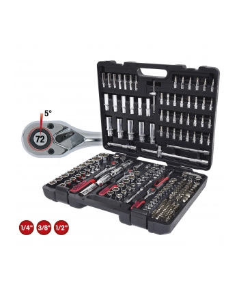 Ks Tools Chromeplus Zestaw Grzechotek Nasadek I Bitów 195El. 418254 nr 2
