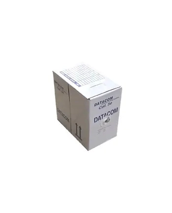 Kabel DATACOM UTP Cat.6, lanko 100m (1385) Szary
