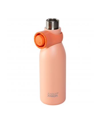 JOSEPH JOSEPH Loop 0,5 l brzoskwiniowy - termos / butelka termiczna ze stali nierdzewnej