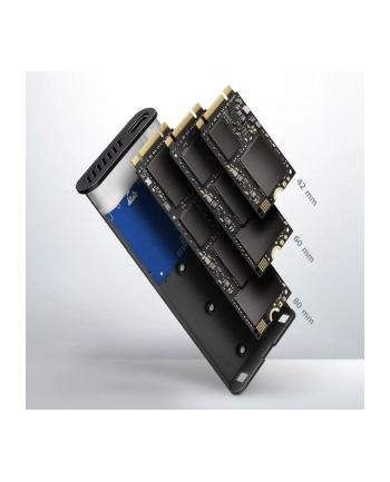 Axagon M.2 PCIe NVMe/SATA - USB-C 3.2 Gen 2 (EEM2SG2)