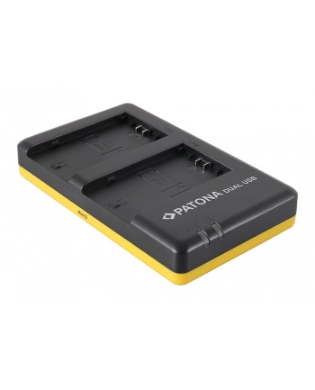 Ładowarka podwójna PATONA Dual LCD USB do Sony NP-FZ 100 z kablem micro usb nr 1