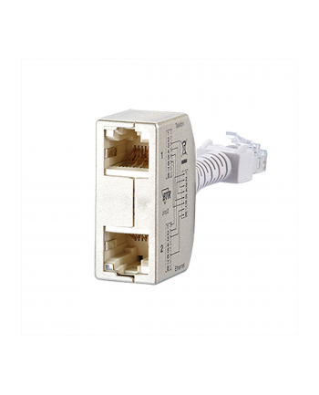 METZ CONNECT ADAPTER Y LAN RJ45   [2X ZŁĄCZE ŻEŃSKIE RJ45 - 1X ZŁĄCZE MĘSKIE RJ45]  ()