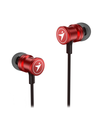 Genius Sluchátka Hs-M316 Metallic Red, 4Pin 3,5 Mm Jack, Czerwony