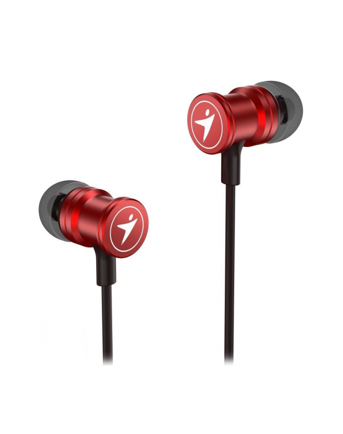 Genius Sluchátka Hs-M316 Metallic Red, 4Pin 3,5 Mm Jack, Czerwony główny