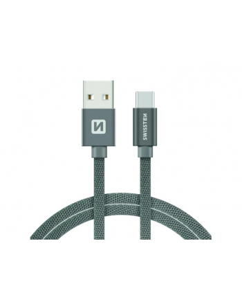 Swissten Kabel USB - USB Typ C 1,2m Zielony (71521202)