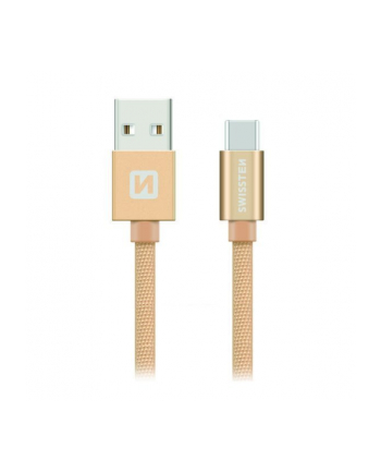 Swissten Kabel USB - USB Typ C 1,2m Złoty (71521204)