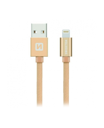 Swissten Kabel USB - Lightning 2m Złoty (71523304)